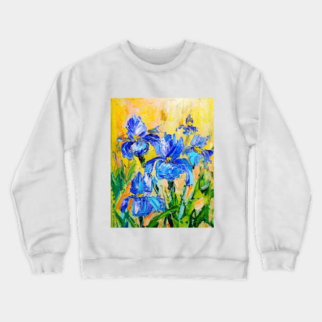 Irises Crewneck Sweatshirt by Vita Schagen